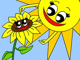 Sol y girasol